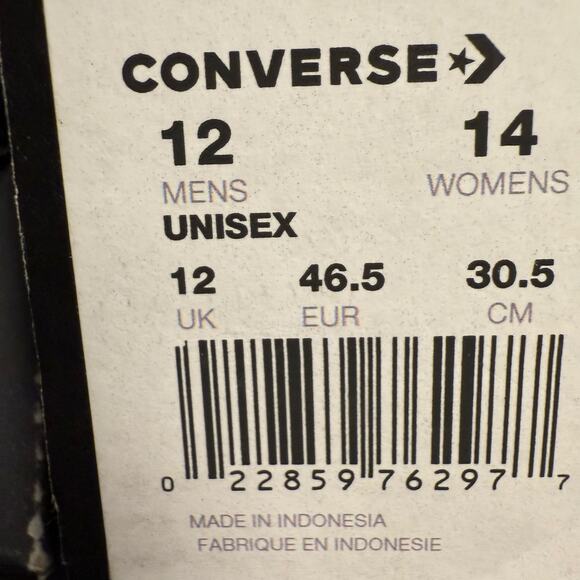 CONVERSE CHUCK TAYLOR ALLSTAR HI MEN'S 12 WOMEN'S 14 NAVY - Picture 9 of 9